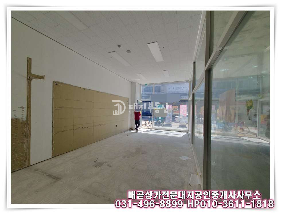 경기 시흥시 배곧동 배곧신도시 대로변 1층 공실상가 임대 매물 월세 매물번호 10441 사진 4