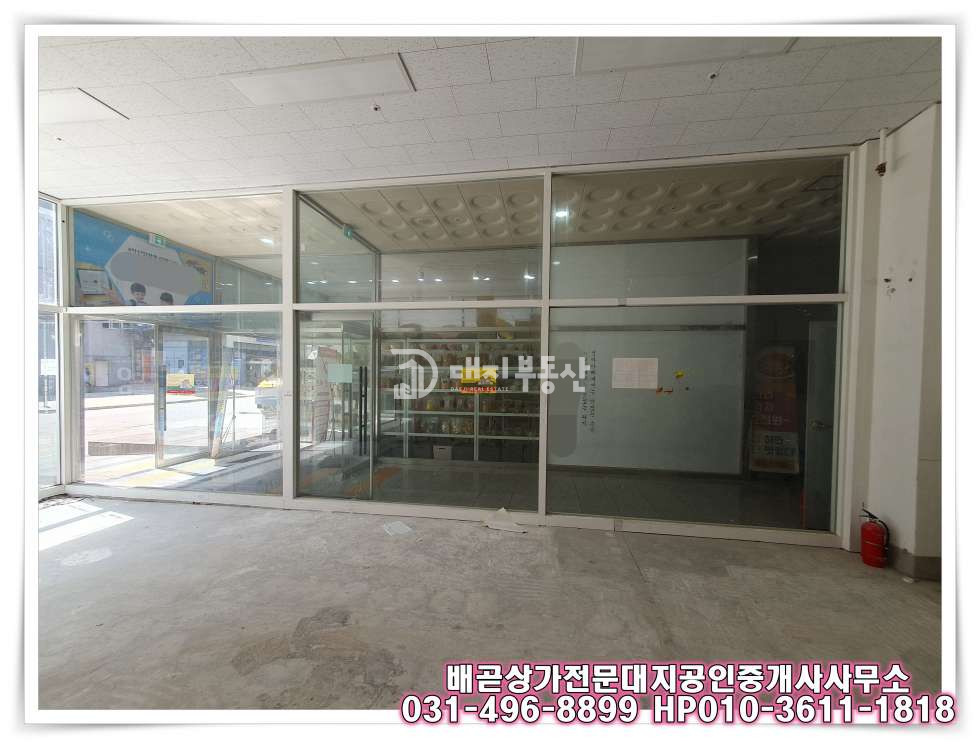 경기 시흥시 배곧동 배곧신도시 대로변 1층 공실상가 임대 매물 월세 매물번호 10441 사진 5