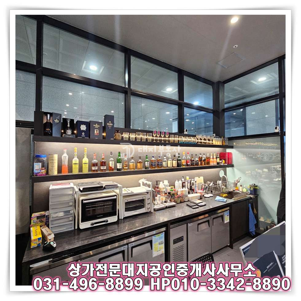 경기 시흥시 배곧동 [배곧 신도시 상가 임대] 넓고 매력적인 1층 개인 브랜드 카페 - 저렴한 임대 조건과 심플한 인테리어 월세 매물번호 10597 사진 8