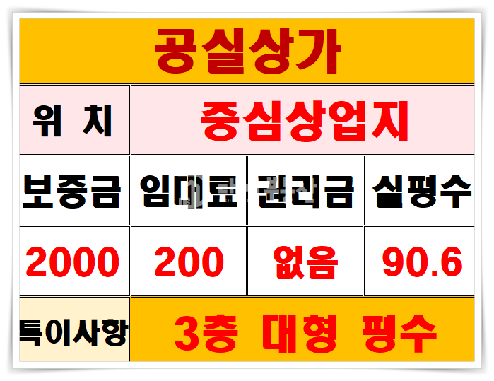경기 시흥시 정왕동 정왕동 중심상업지 3층 전체 공실 상가 : 체육시설, 예체능학원, 7080, 사무실, 동호회 등 월세 매물번호 10623 사진 9