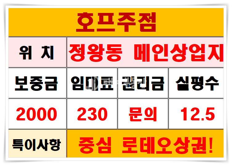 경기 시흥시 배곧동 시흥배곧아브뉴프랑센트럴옐로우동 배곧동 로데오거리내 1층 호프주점 상가임대매물 월세 매물번호 10775 사진 12